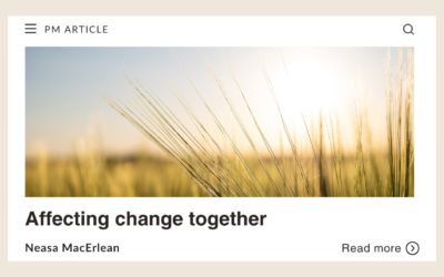 Affecting change together