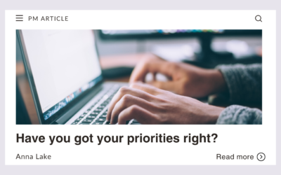 Have you got your priorities right?