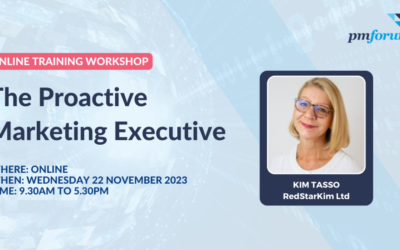 The Proactive Marketing Executive [Now Fully-Booked]