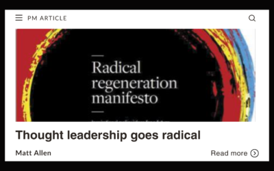Thought leadership goes radical