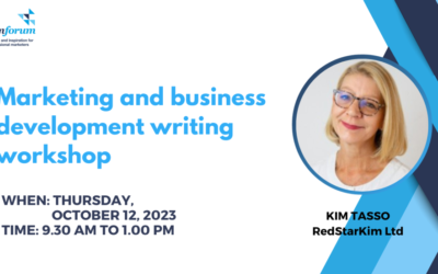 Marketing and business development writing workshop