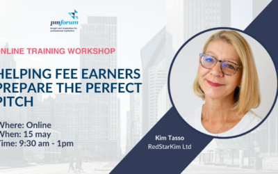 Helping fee earners prepare the perfect pitch