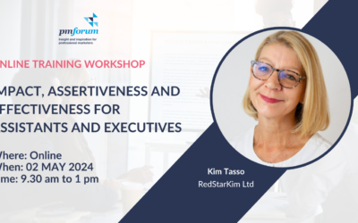 Impact, assertiveness and effectiveness for assistants and executives