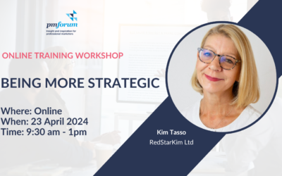 Being more strategic