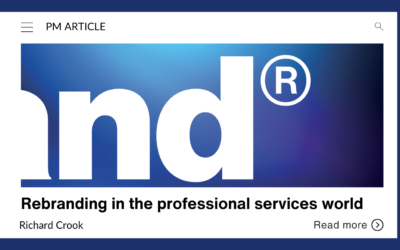 Rebranding in the professional services world