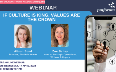 If Culture is King, Values are the Crown