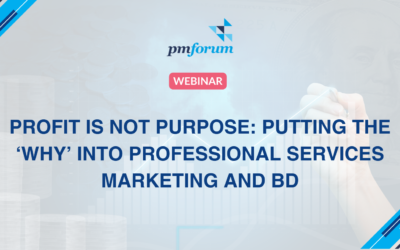 Profit is not purpose: putting the ‘why’ into professional services marketing and BD