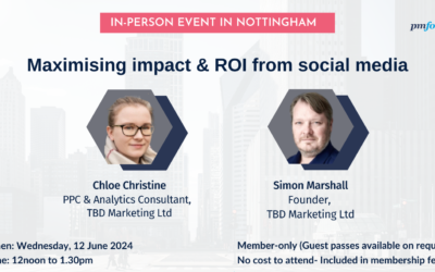 Maximising impact & ROI from social media