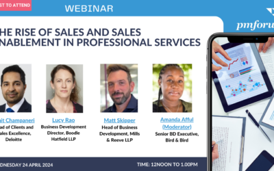 The rise of sales and sales enablement in professional services