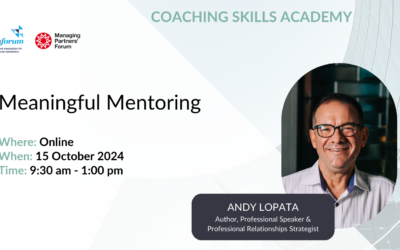 Meaningful Mentoring