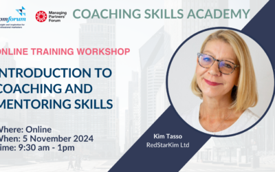 Introduction to coaching and mentoring skills