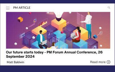 Our future starts today – PM Forum Annual Conference, 26 September 2024