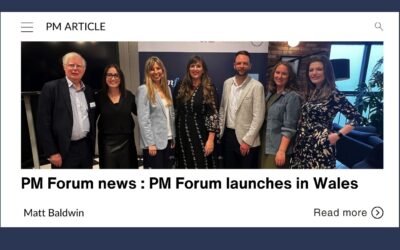 PM Forum news : PM Forum launches in Wales