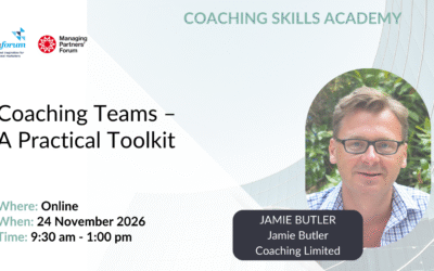 Coaching Teams – A Practical Toolkit