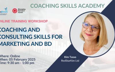 Coaching and consulting skills for marketing and BD