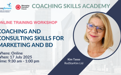 Coaching and consulting skills for marketing and BD