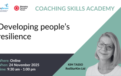 Developing people’s resilience