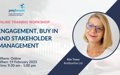Engagement, buy in and stakeholder management