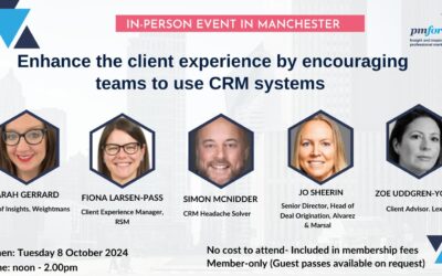 Enhance the client experience by encouraging teams to use CRM systems
