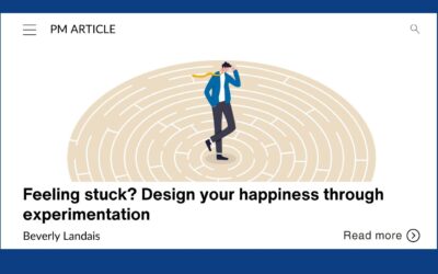 Feeling stuck? Design your happiness through experimentation