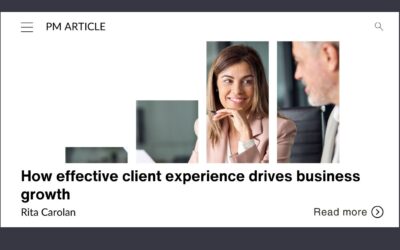 How effective client experience drives business growth