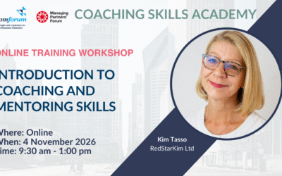 Introduction to coaching and mentoring skills