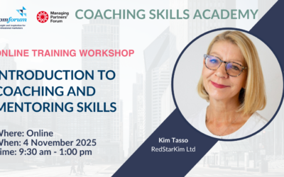 Introduction to coaching and mentoring skills