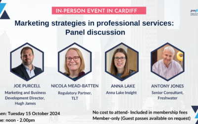 Panel discussion: Marketing strategies in professional services