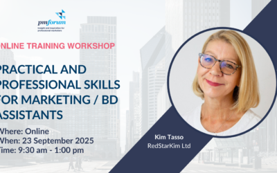 Practical and professional skills for marketing/BD assistants