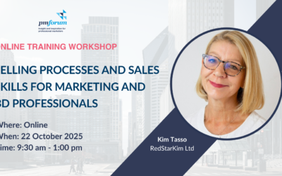 Selling processes and sales skills for marketing and BD professionals