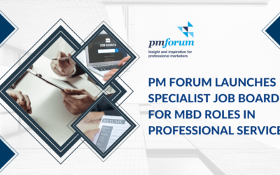 PM Forum launches specialist job board for MBD roles in Professional Services