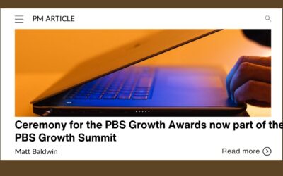 Ceremony for the PBS Growth Awards now part of the PBS Growth Summit