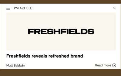 Freshfields reveals refreshed brand