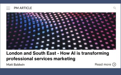 London and South East – How AI is transforming professional services marketing