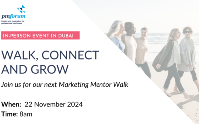 Walk, connect and grow: Join us for our next Marketing Mentor Walk