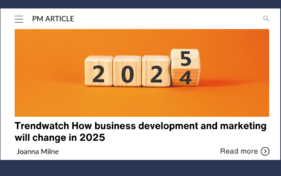 Trendwatch How business development and marketing will change in 2025