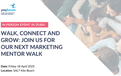 Walk, connect and grow: Join us for our next Marketing Mentor Walk