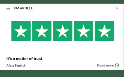 It’s a matter of trust