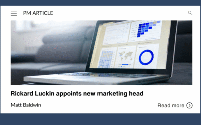 Rickard Luckin appoints new marketing head