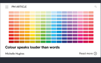 Colour speaks louder than words
