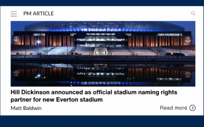 Hill Dickinson announced as official stadium naming rights partner for new Everton stadium