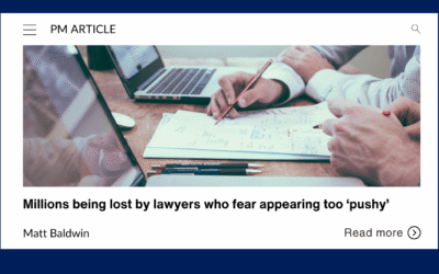 Millions being lost by lawyers who fear appearing too ‘pushy’
