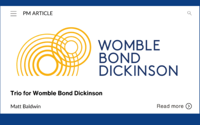 Trio for Womble Bond Dickinson