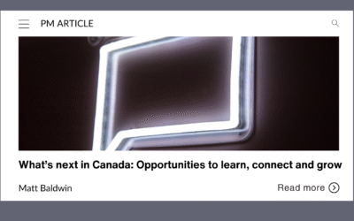 What’s next in Canada: Opportunities to learn, connect and grow