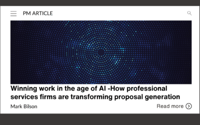 Winning work in the age of AI -How professional services firms are transforming proposal generation