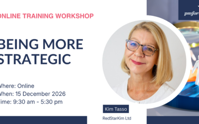 Being more strategic