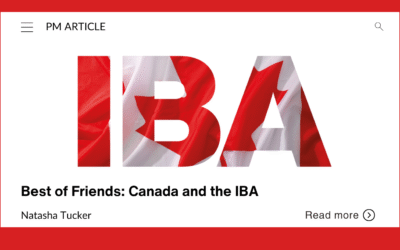 Best of Friends: Canada and the IBA