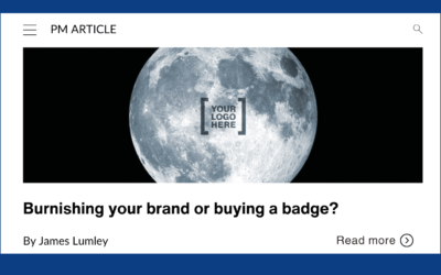 Burnishing your brand or buying a badge?