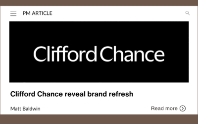 Clifford Chance reveal brand refresh