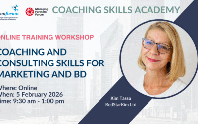Coaching and consulting skills for marketing and BD